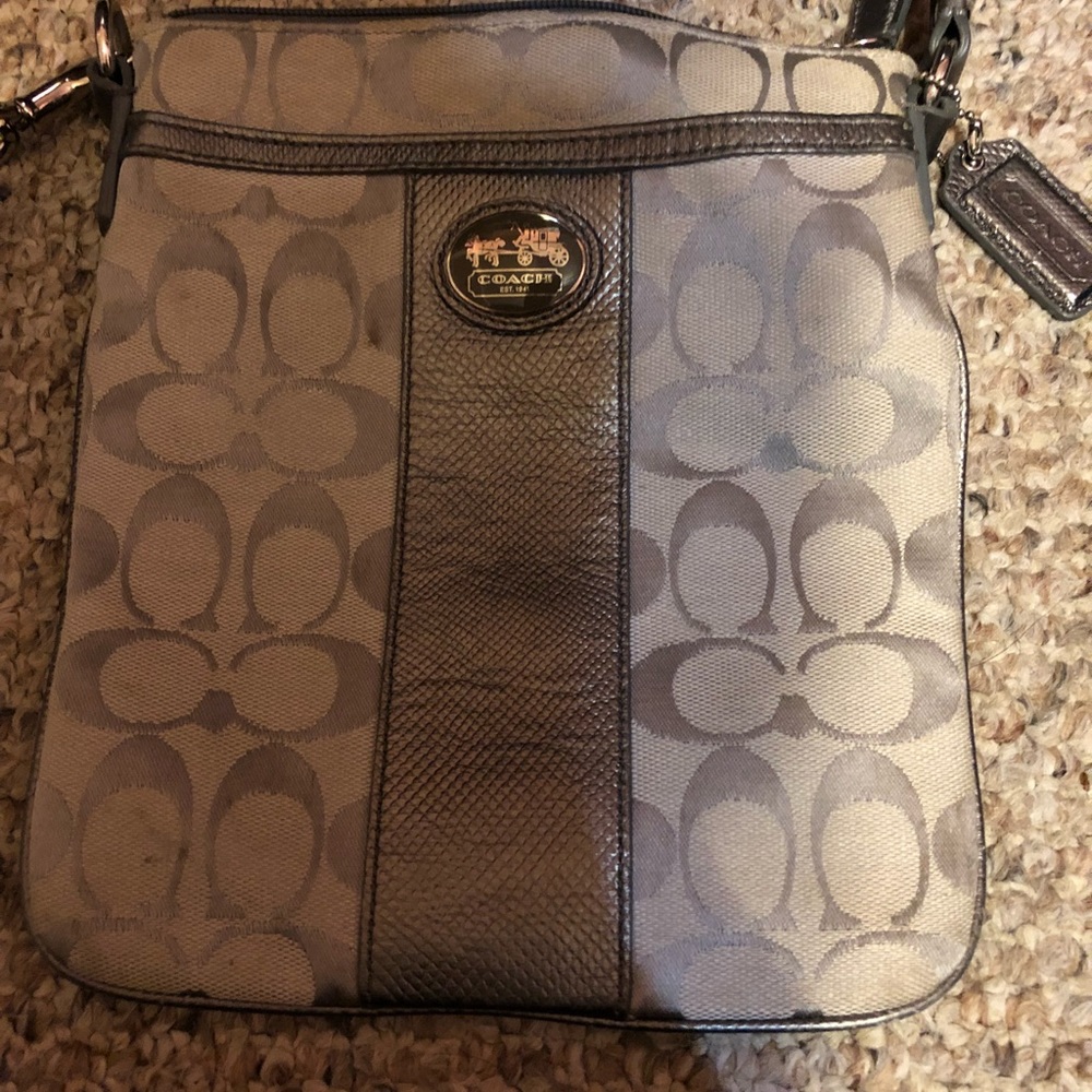 Coach Gray Bag.